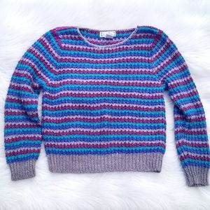 Vino De Casa Vintage XS Striped Knit Sweater